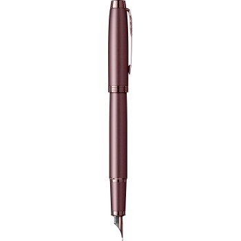 Ручка перьевая Parker IM Monochrome F328, Burgundy PVD (Перо M)